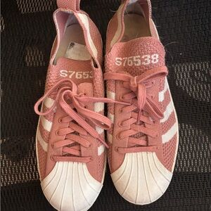 adidas Pink and White Women's Sneakers